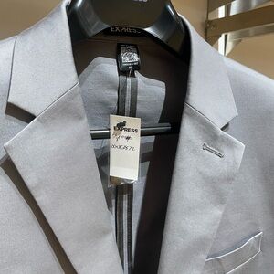 Express Men's Stylish Gray Blazer